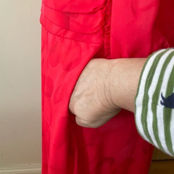 Red Hearts Long Dress, Size M - Picture 11 of 15